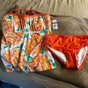 NWT KIM ROGERS Ladies 2 piece Tankini